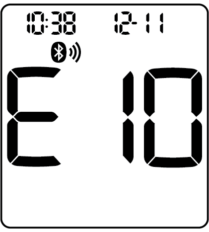 Imagem do erro E-10