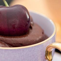 Imagem de mousse de chocolate