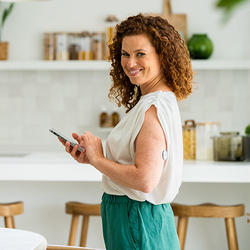 Partilha de dados da aplicação Accu-Chek® SmartGuide