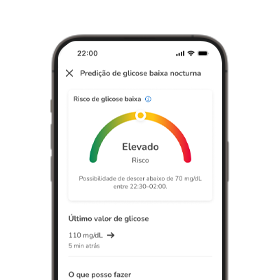 Predição de glicose noturna
