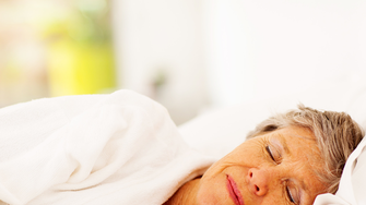 Imagem de uma mulher a dormir