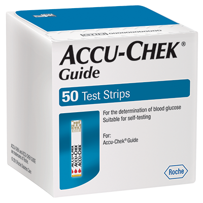 Imagem demonstrativa de Tiras-Teste Accu-Chek® Guide