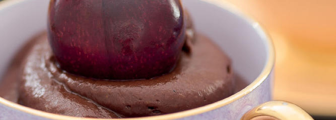 Imagem de mousse de chocolate